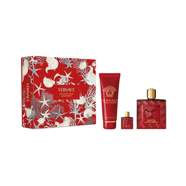 ESTUCHE VERSACE EROS FLAME 3 PIEZAS