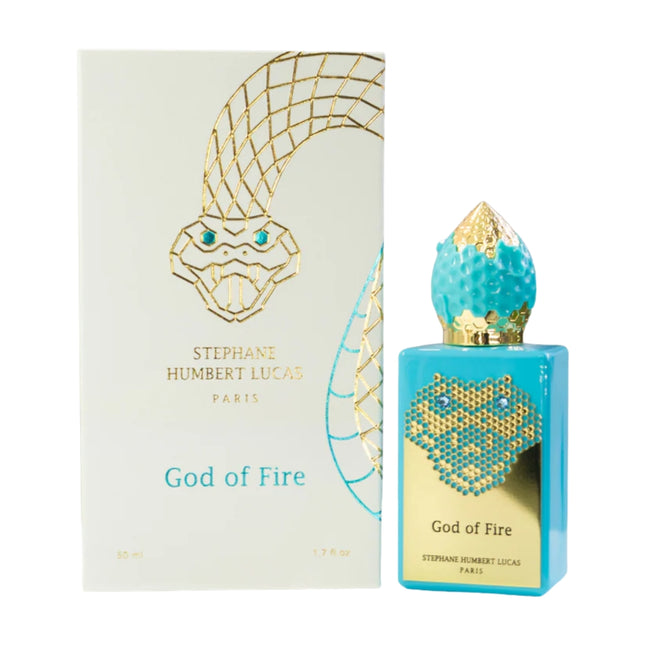 Frasco God of Fire Stéphane Humbert Lucas EDP 50ml - Vista lateral