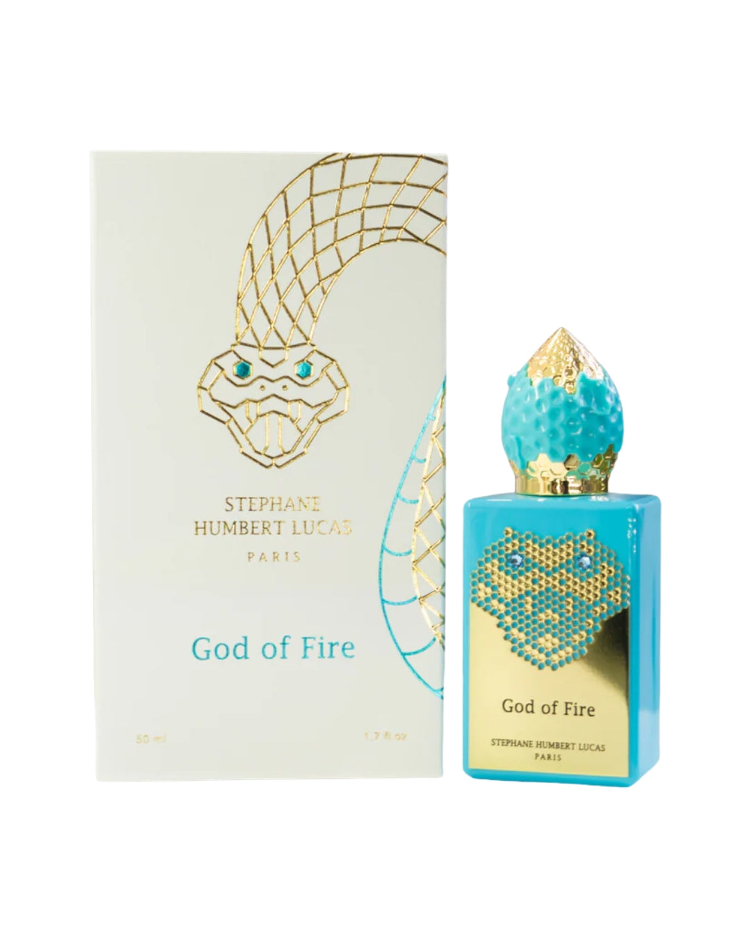 Frasco God of Fire Stéphane Humbert Lucas EDP 50ml - Vista lateral