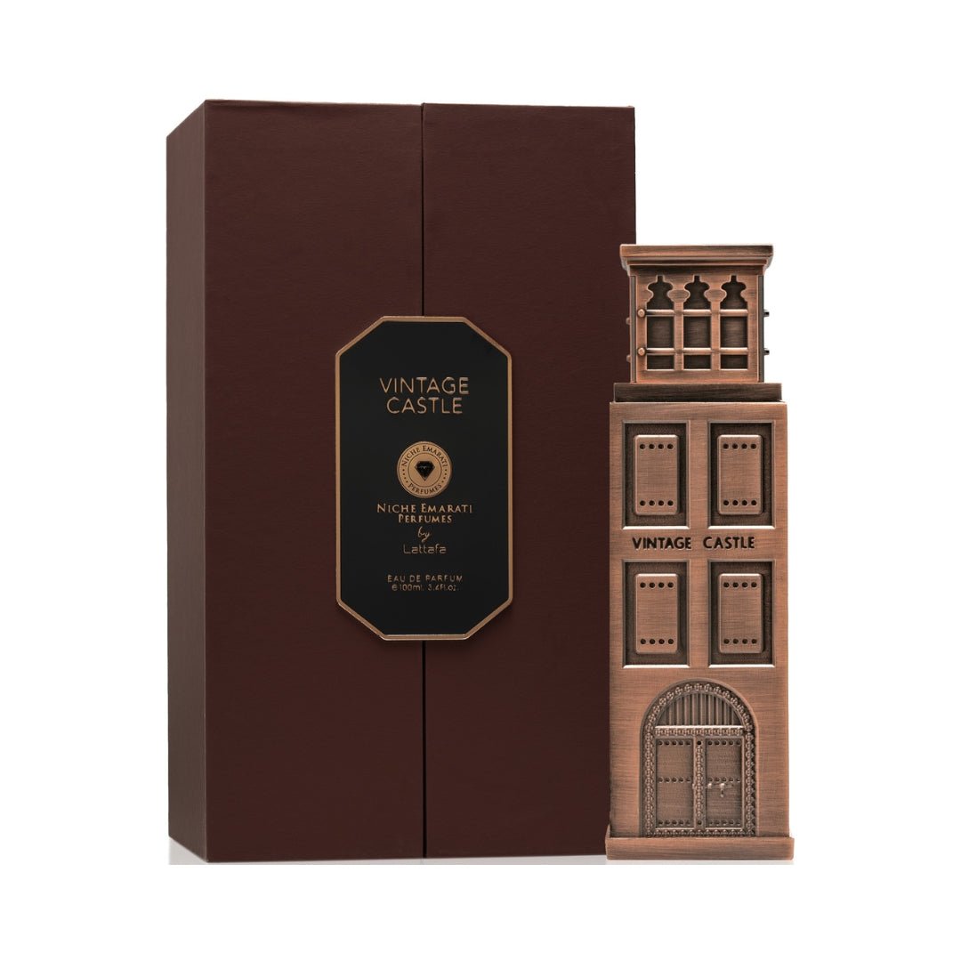 PERFUME LATTAFA NICHE EMERATI VINTAGE CASTLE - Perfumería Millennio