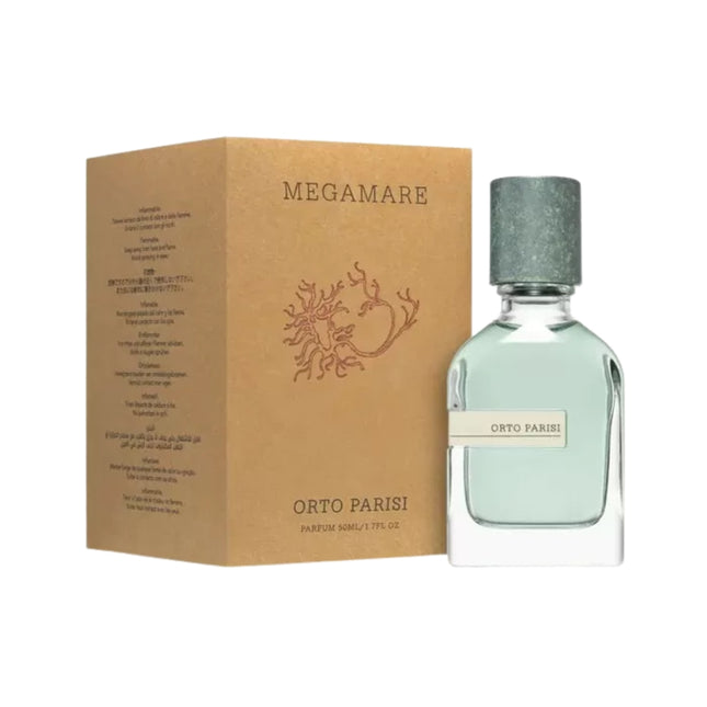 Frasco Orto Parisi Megamare EDP 50ml - Perfume marino con bergamota, algas y ambroxan