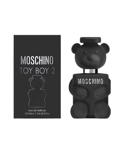 Toy Boy 2 Moschino Eau de Parfum 100ml caja y frasco perfume intenso sofisticado jengibre café vetiver