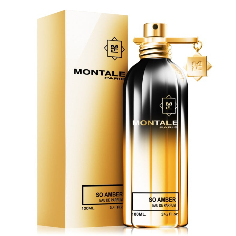 PERFUME MONTALE SO AMBER - foto adicional del frasco y su empaque.