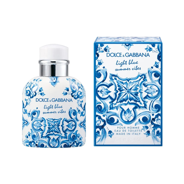 Perfume Light Blue Summer Vibes Pour Homme DOLCE & GABBANA - Fragancia Hombre con Limón Siciliano, Ciprés y Ámbar