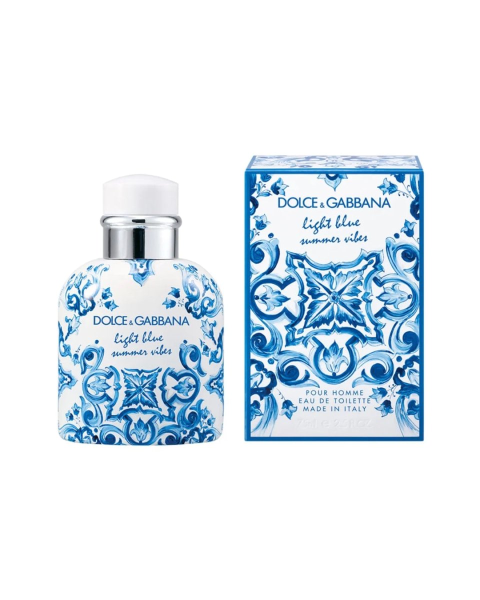 PERFUME DOLCE & GABBANA LIGHT BLUE SUMMER VIBES POUR HOMME - Perfumería Millennio