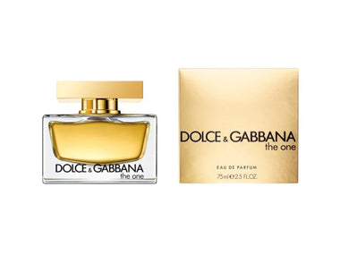 The One Dolce & Gabbana EDP frasco dorado - Fragancia femenina frutal floral