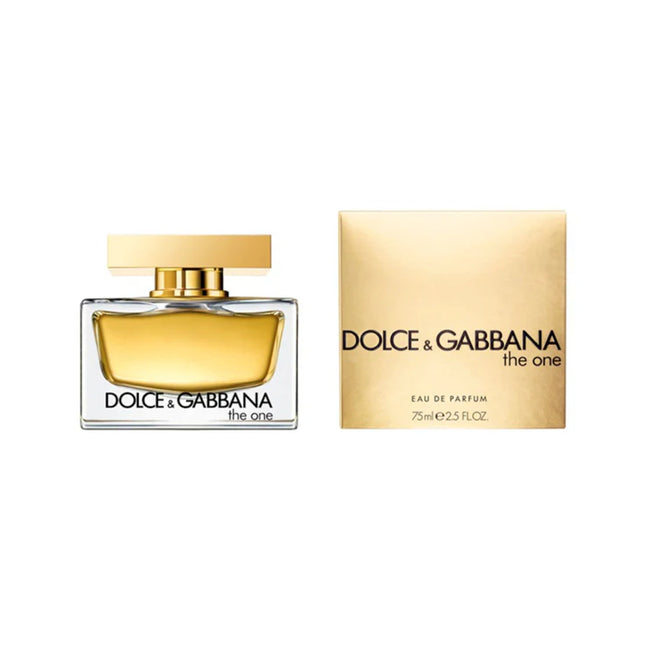 The One Dolce & Gabbana EDP frasco dorado - Fragancia femenina frutal floral