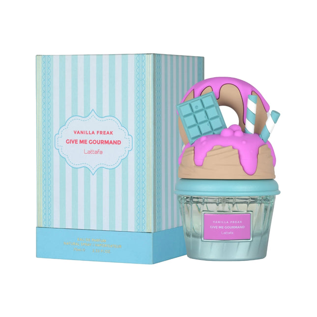 Lattafa Vanilla Freak EDP 75ml – Fragancia Gourmand Cupcake, Canela y Vainilla