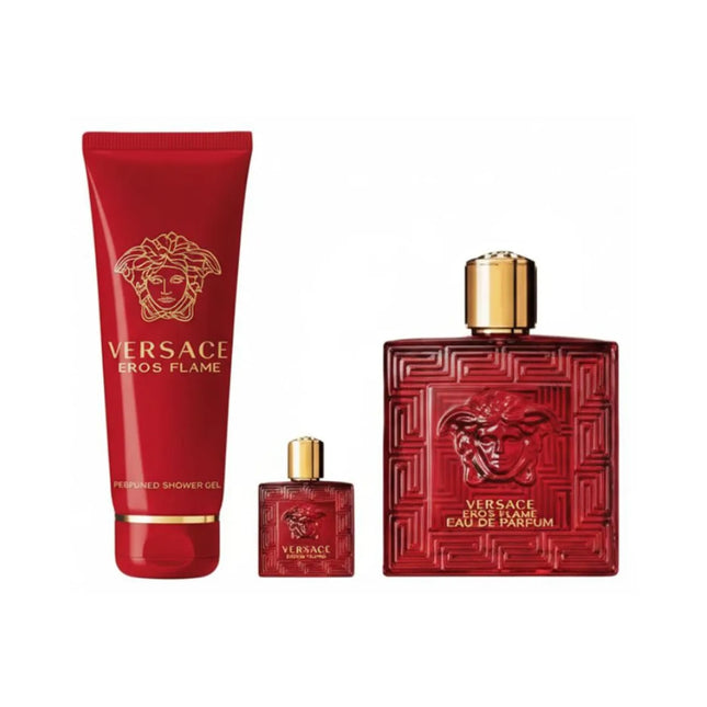 ESTUCHE VERSACE EROS FLAME 3 PIEZAS